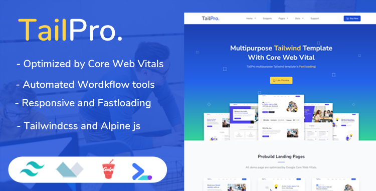 Tailpro - Tailwind Css Templates